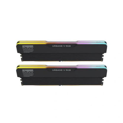 KLEVV Urbane V RGB DDR5 32GB (2x16GB) 6400MHz CL30 Gaming Desktop Ram Memory Jet Black