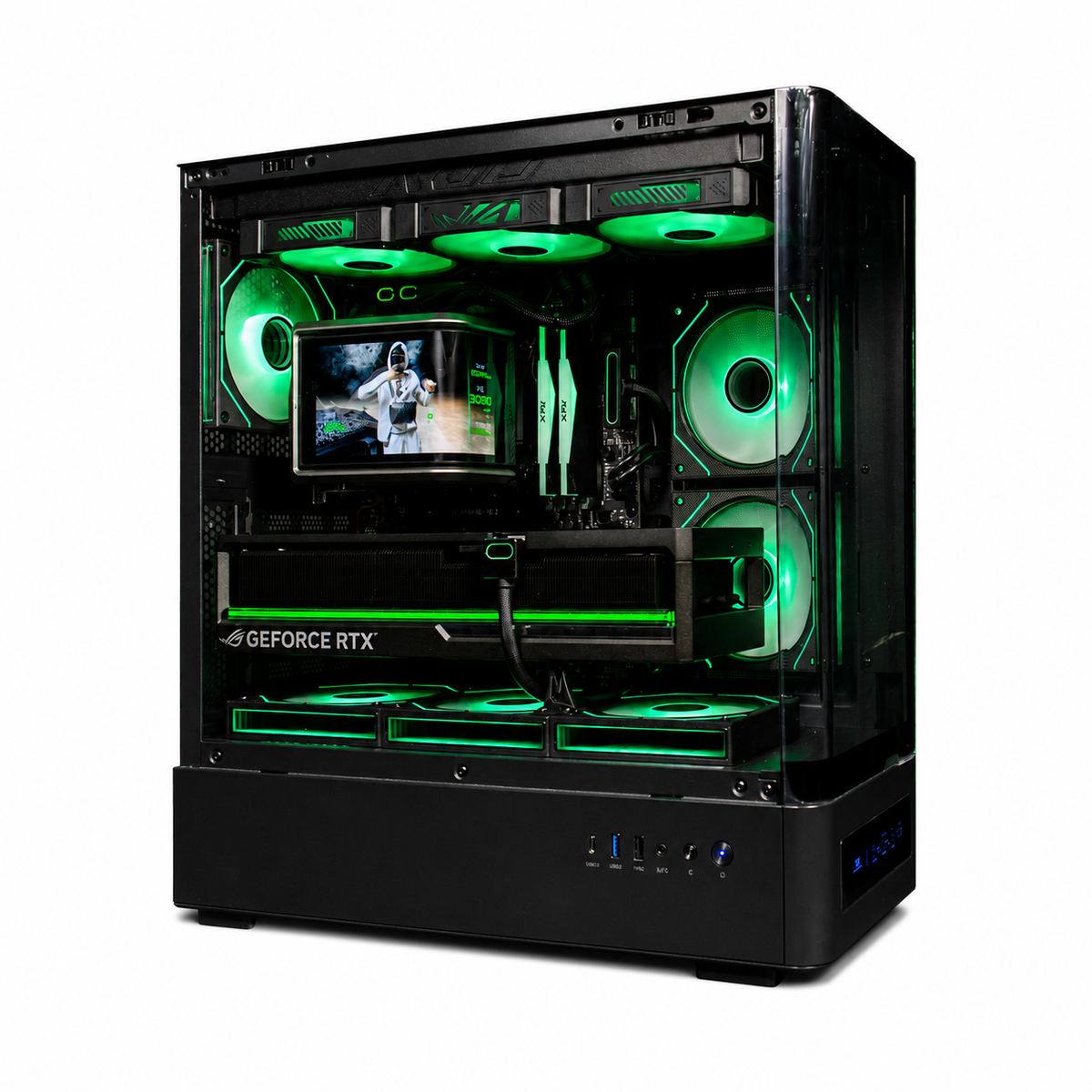 MEEKZ Custom PC - AMD Ryzen 7 9800X3D 32GB 2TB NVME ROG Astral GeForce RTX™ 5080 CS-SE206