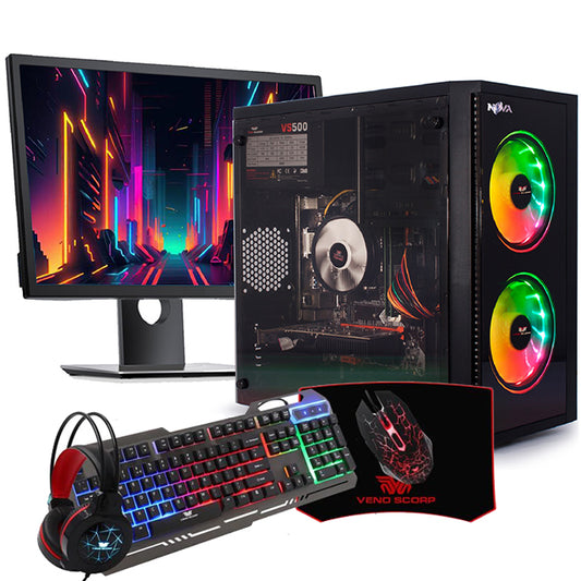 Nova Gaming PC Bundle - Intel i5 3rd 16GB AMD RX550 4GB