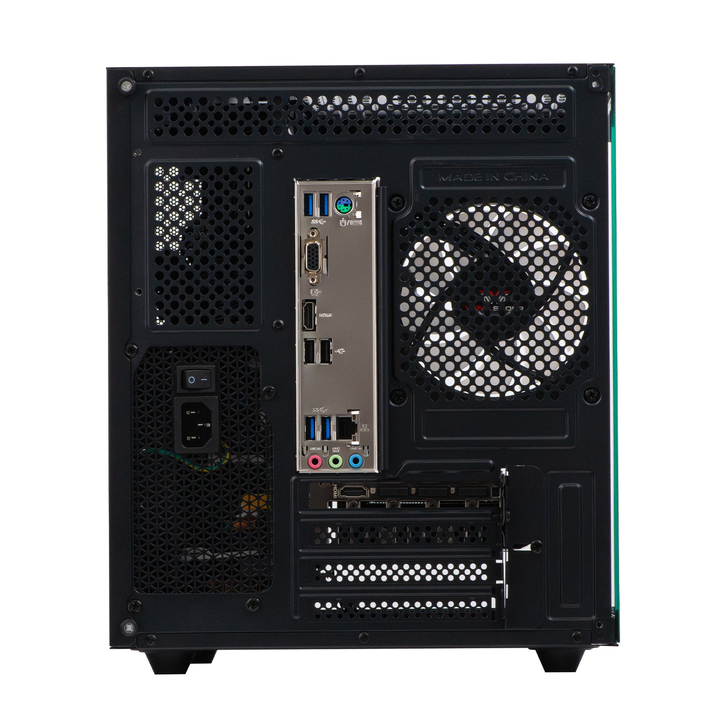 Nemisis Pro Black Gaming PC Bundle – Ryzen 3 3100, RX 560 4GB, 16GB DDR4, 512GB SSD, Win 11, 24" 100Hz Monitor, Mechanical RGB Keyboard & Mouse Combo NWS-VS-001