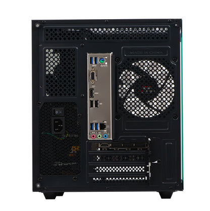 Nemisis Pro Black Gaming PC Bundle – Ryzen 3 3100, RX 560 4GB, 16GB DDR4, 512GB SSD, Win 11, 24" 100Hz Monitor, Mechanical RGB Keyboard & Mouse Combo NWS-VS-001
