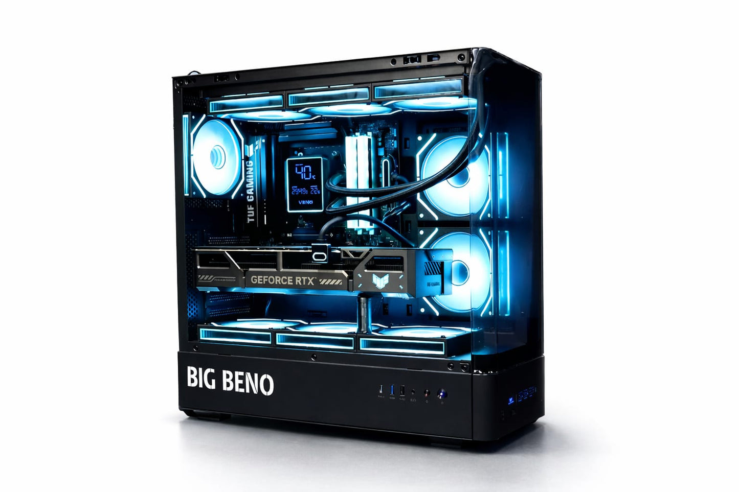Big Beno Gaming PC - AMD Ryzen 7 9800X3D ADATA 32GB 6000MHZ ASUS TUF Gaming GeForce RTX 5070 NZ-SE406
