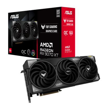 ASUS TUF Gaming Radeon RX 9070 XT OC Edition 16GB GDDR6 Graphics Card