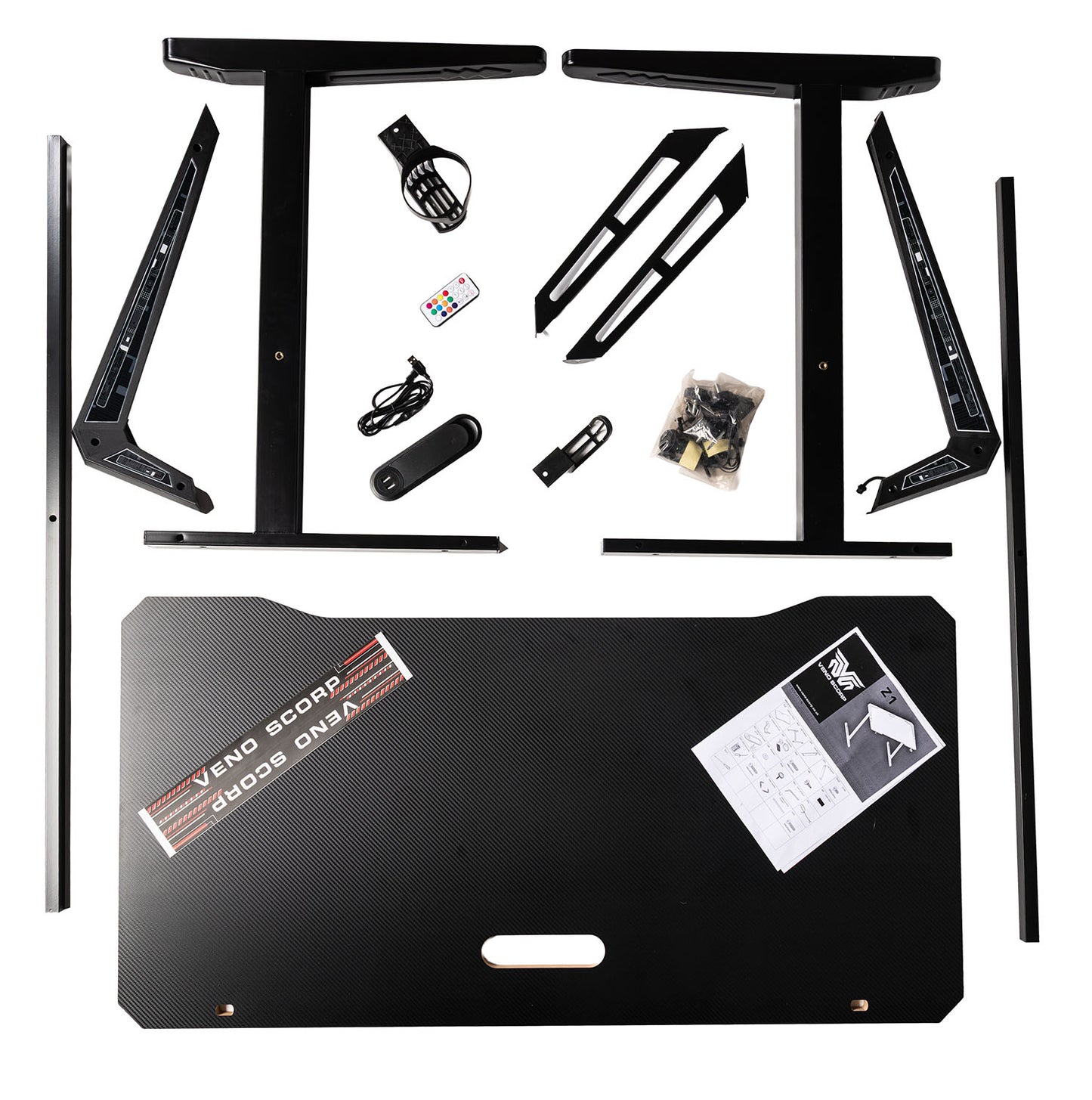 Z1 Carbon Fibre RGB Gaming Desk