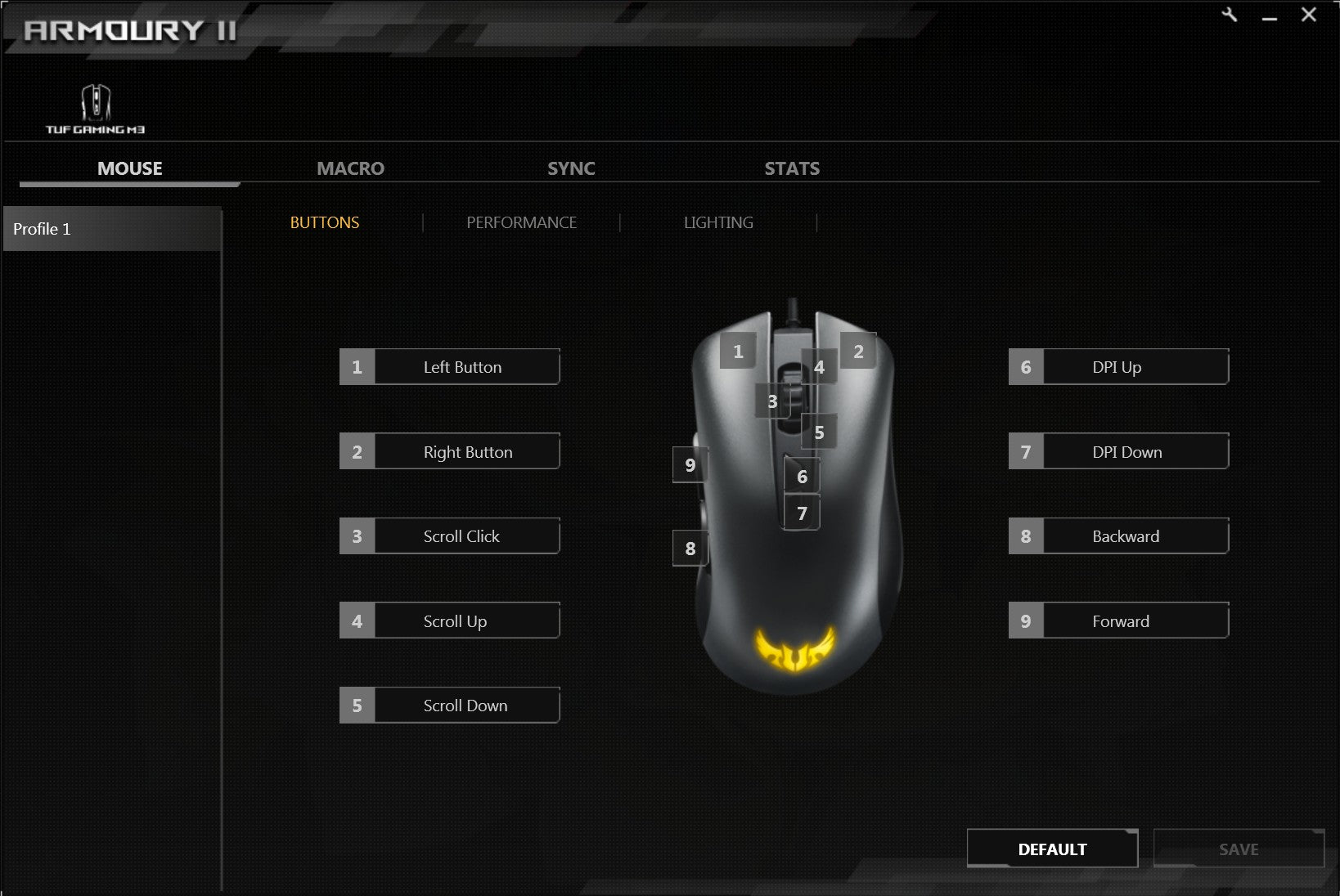 Tuf gaming m3 hotsell